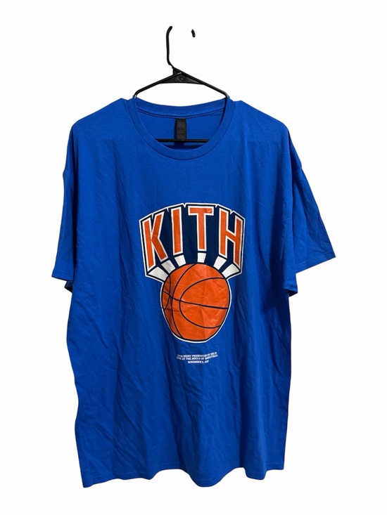 Kith Other - New York Knicks x Kith Night Blue Retro Logo T-Shirt MSG XL 2025